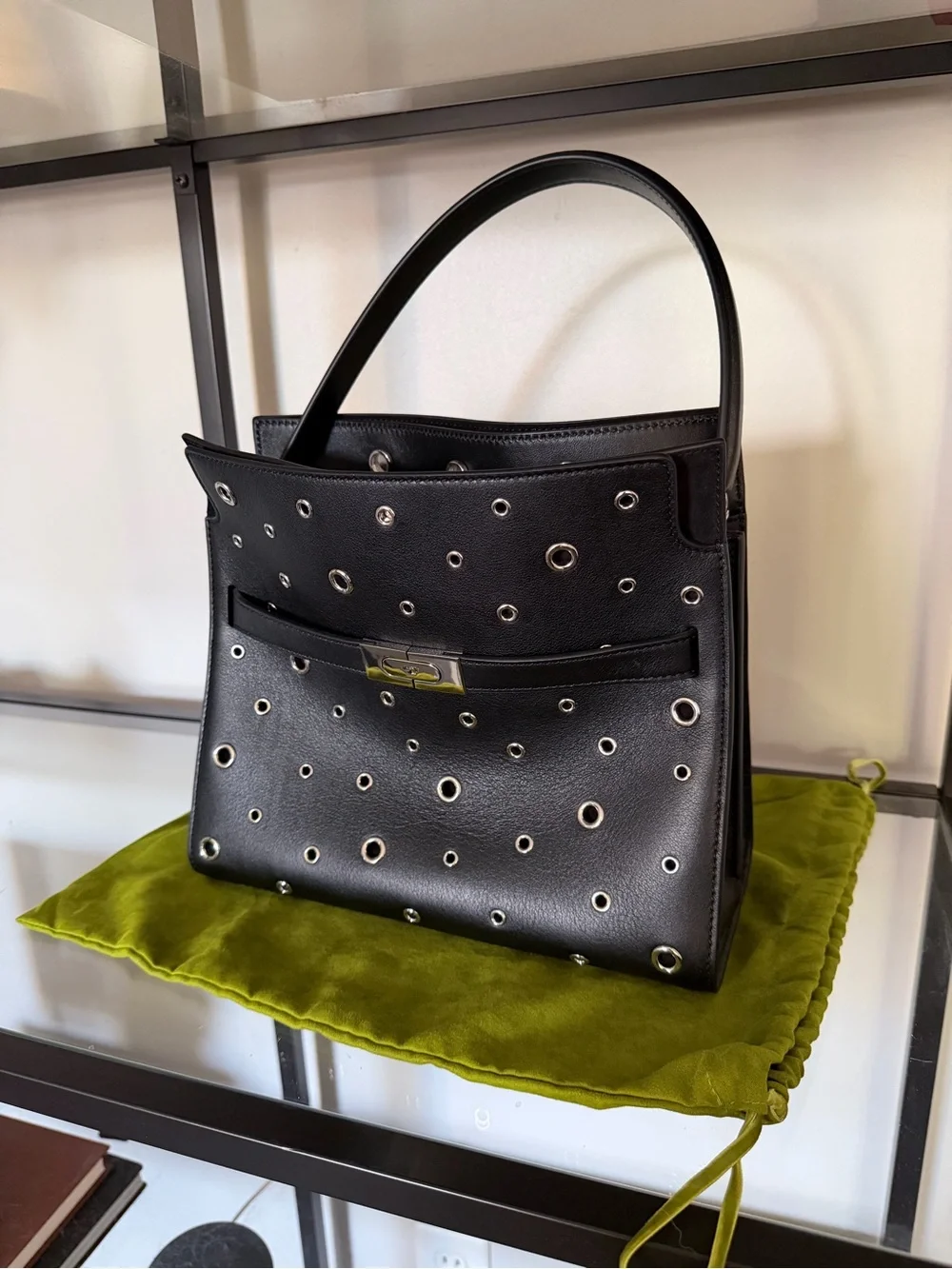 Tory Burch Lee Radziwell Grommet Small Handbag